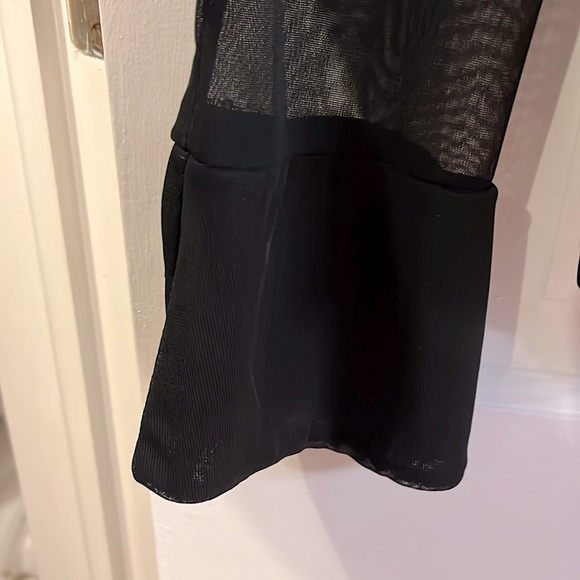 Sheer black long sleeve jacket - Picture 6 of 7